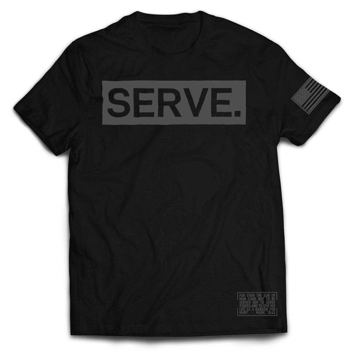 SERVE. Tee Black Froning Farms