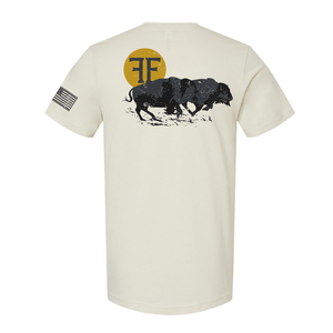 
                  
                    Bison Sunset Tee // Heather Oatmeal
                  
                