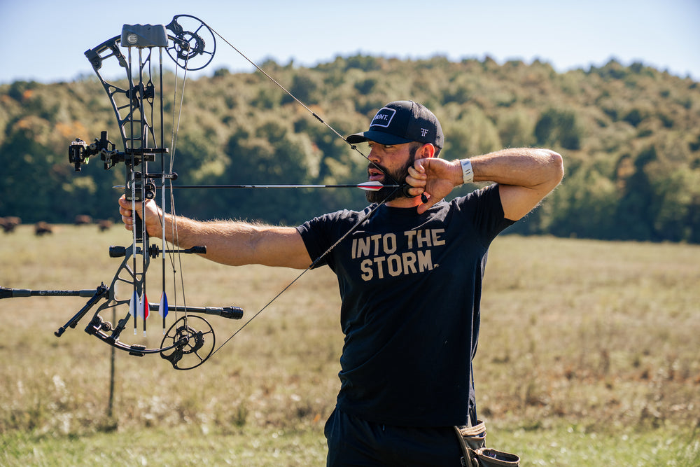 
                  
                    Into the Storm 2.0 Tee // Black & Brown
                  
                