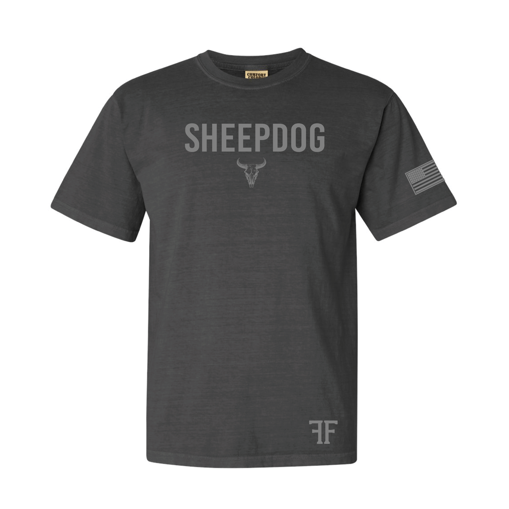 Sheep Dog Skull Tee // Comfort Colors Pepper