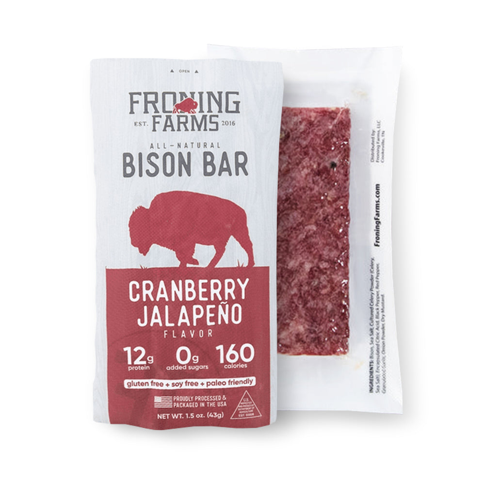 
                  
                    Cranberry Jalapeno Bison Bars Multi-pack
                  
                