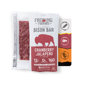
                  
                    Cranberry Jalapeno Bison Bars Wholesale
                  
                