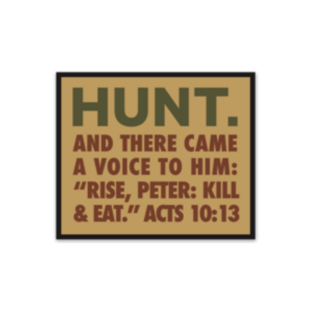 HUNT. 1.0 Decal