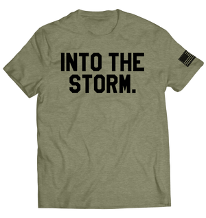 
                  
                    Into the Storm 2.0 Tee // OD Green
                  
                