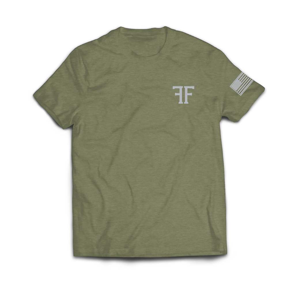 Into the Storm Vertical 2.0 Tee // OD Green