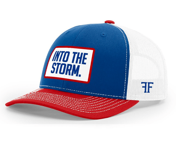Into The Storm. Hat // Red, White, & Blue