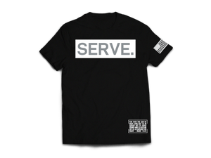 
                  
                    SERVE. 3.0 Tee // Black, White & Grey
                  
                