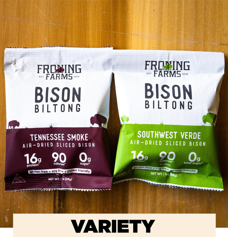 Bison Biltong | Variety Pack