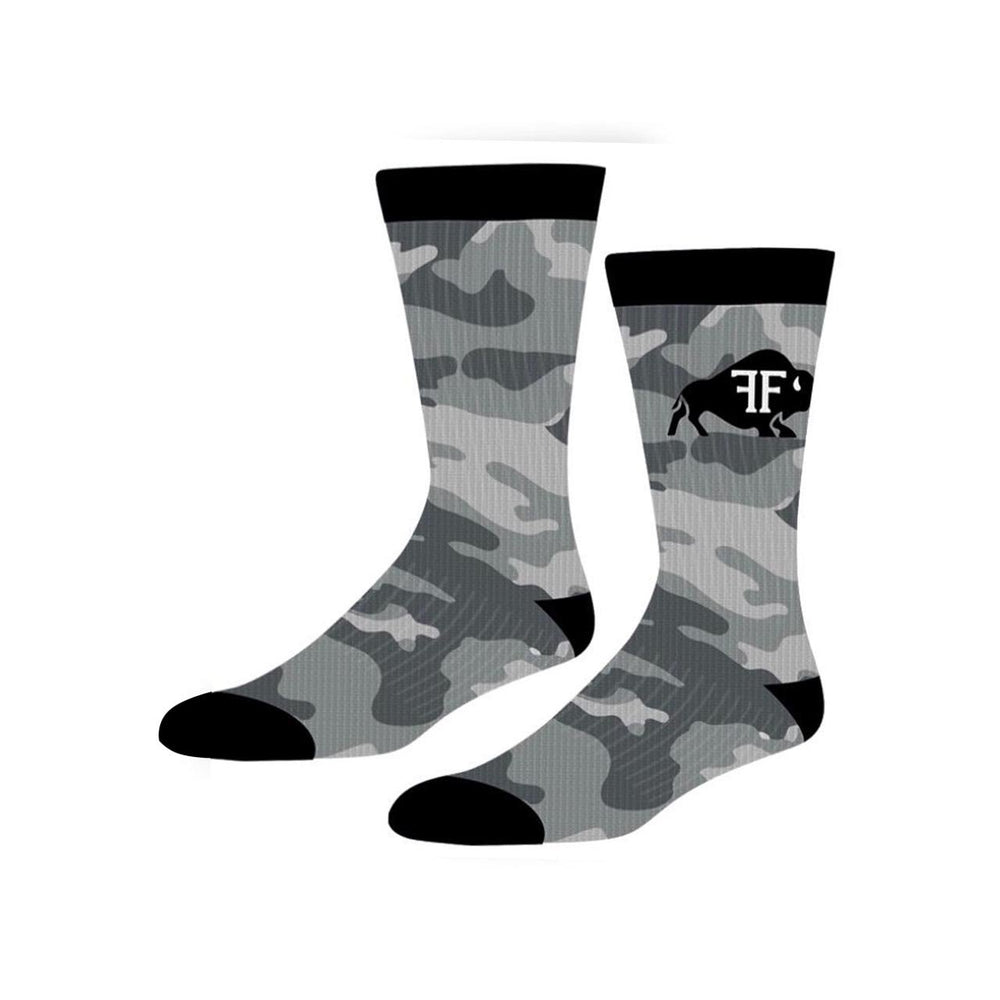 Froning Farms Socks // Camo Bison