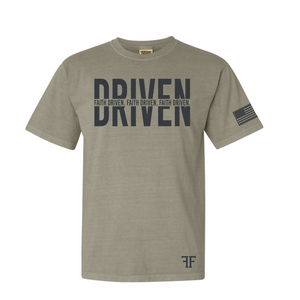 
                  
                    Faith Driven Tee // Comfort Colors Sandstone
                  
                