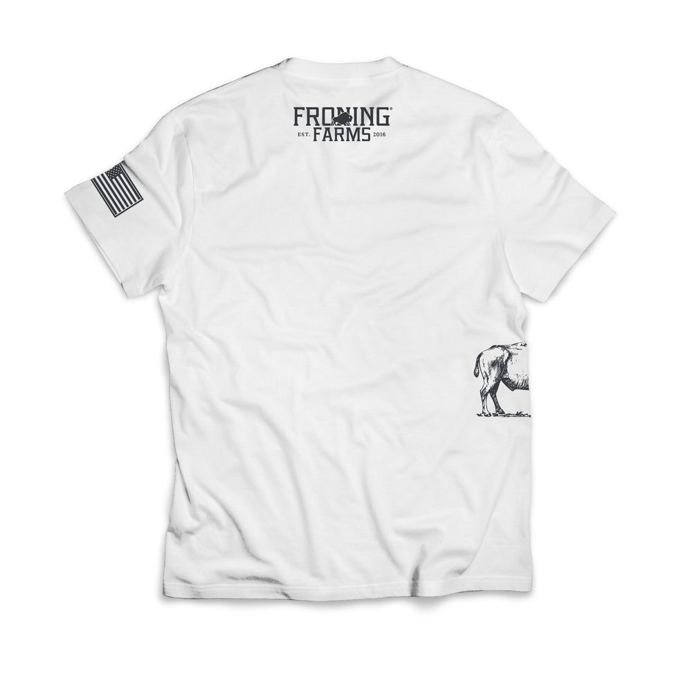 
                  
                    Bison Silhouette Tee // White
                  
                